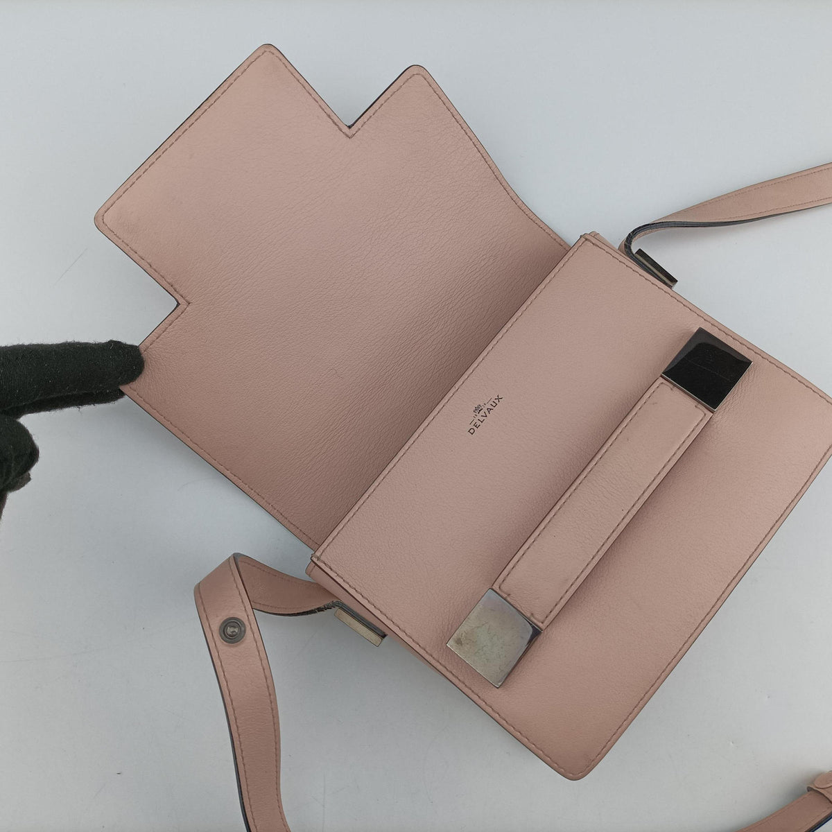 Vintage Delvaux Madame Pink Leather  shoulderbag | stylenewstar