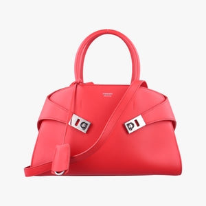 Pre-owned Ferragamo Hug Red leather  shoulderbag | stylenewstar