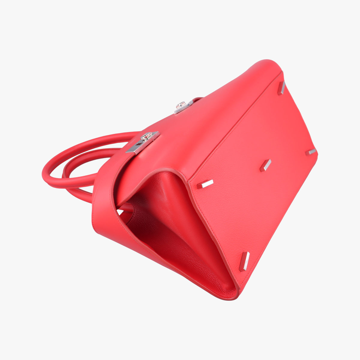 Pre-owned Ferragamo Hug Red leather  shoulderbag | stylenewstar