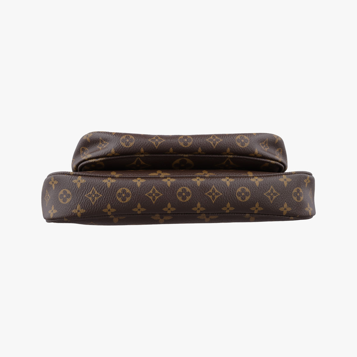Pre-owned Louis Vuitton Multi Pochette Accessoir brown×ROSE CLAIRE Monogram Canvas M44840 shoulderbag | stylenewstar