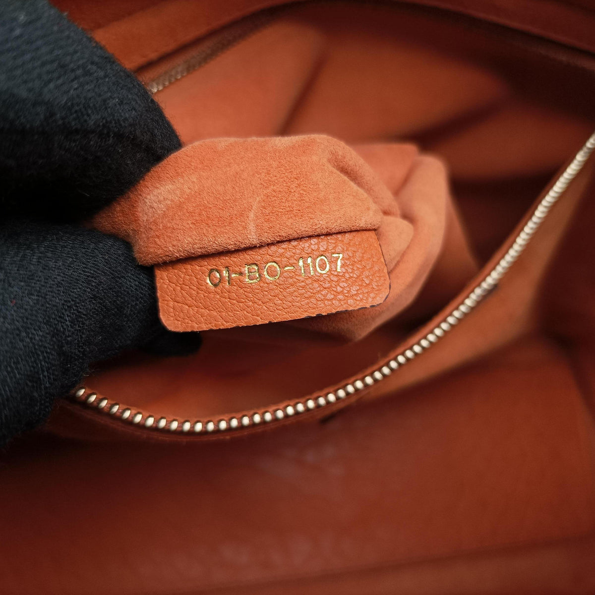 Secondhand Christian Dior Lady Dior Orange Leather  shoulderbag | stylenewstar