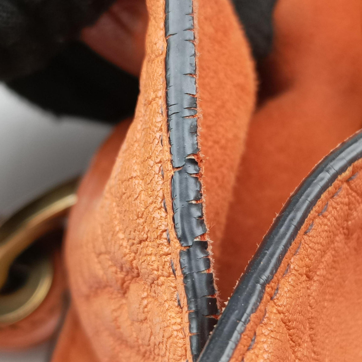 Secondhand Christian Dior Lady Dior Orange Leather  shoulderbag | stylenewstar