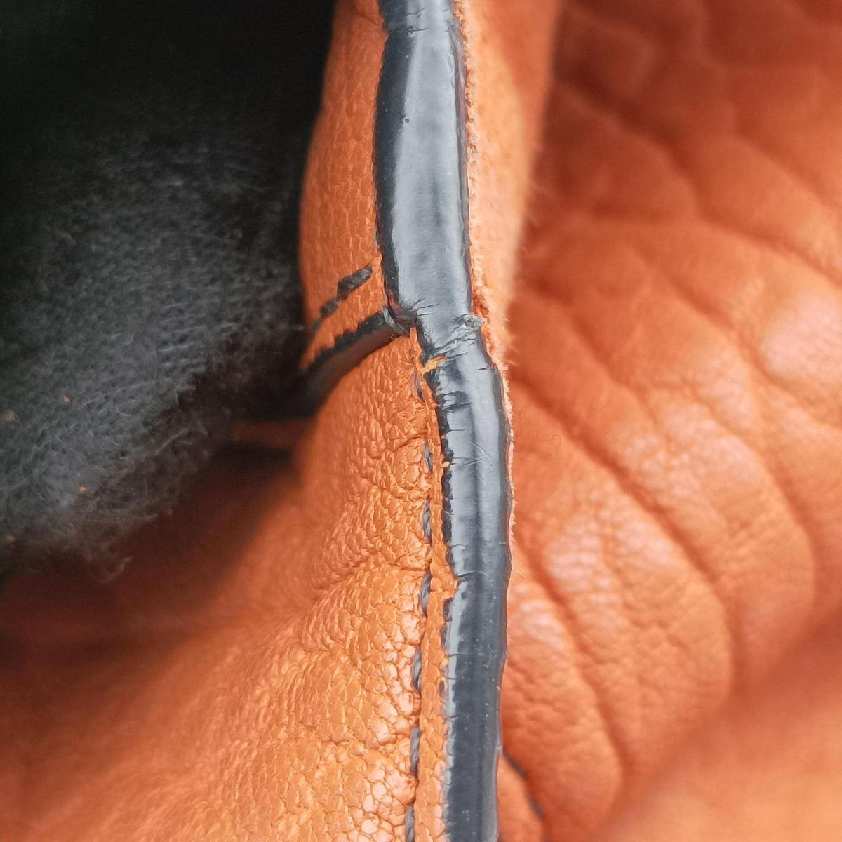 Secondhand Christian Dior Lady Dior Orange Leather  shoulderbag | stylenewstar