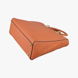 Secondhand Christian Dior Lady Dior Orange Leather  shoulderbag | stylenewstar