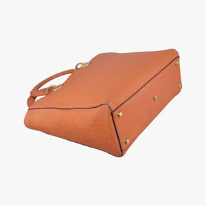 Secondhand Christian Dior Lady Dior Orange Leather  shoulderbag | stylenewstar