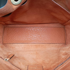 Secondhand Christian Dior Lady Dior Orange Leather  shoulderbag | stylenewstar