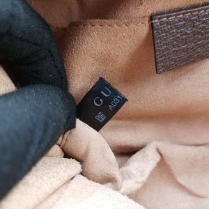 Secondhand Gucci Ophidia Brown×Beige PVC coated canvas×Leather 602576 shoulderbag | stylenewstar