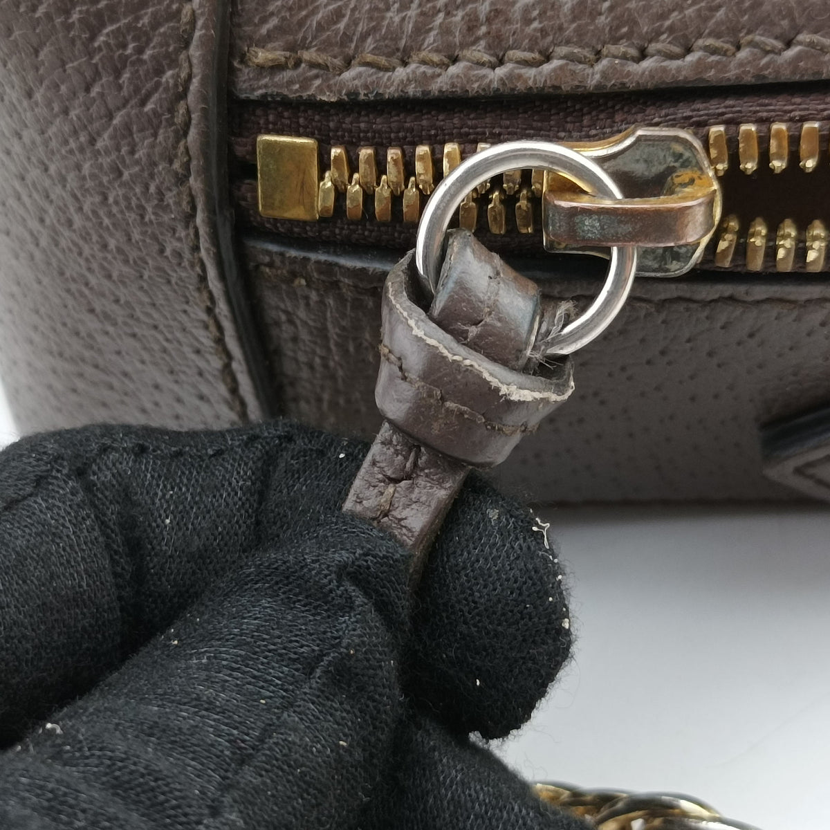 Secondhand Gucci Ophidia Brown×Beige PVC coated canvas×Leather 602576 shoulderbag | stylenewstar