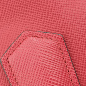 Vintage Prada Double Cuir Red SAFFIANO Leather B2756T handbag | stylenewstar