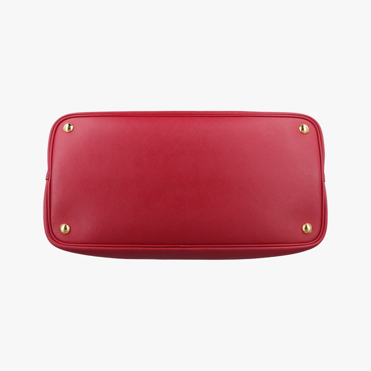 Vintage Prada Double Cuir Red SAFFIANO Leather B2756T handbag | stylenewstar
