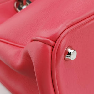Vintage Christian Dior Diorissimo Pink Leather  shoulderbag | stylenewstar