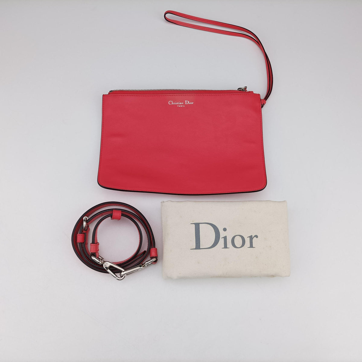 Vintage Christian Dior Diorissimo Pink Leather  shoulderbag | stylenewstar
