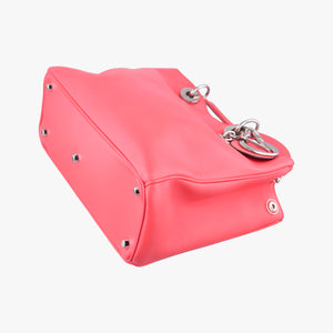 Vintage Christian Dior Diorissimo Pink Leather  shoulderbag | stylenewstar