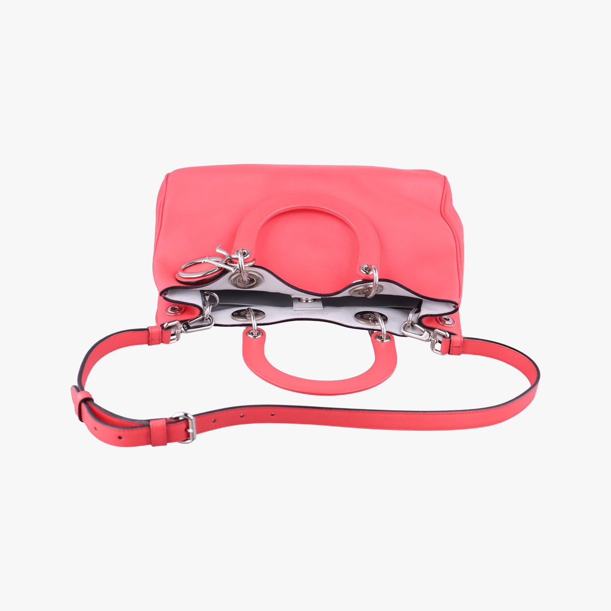 Vintage Christian Dior Diorissimo Pink Leather  shoulderbag | stylenewstar