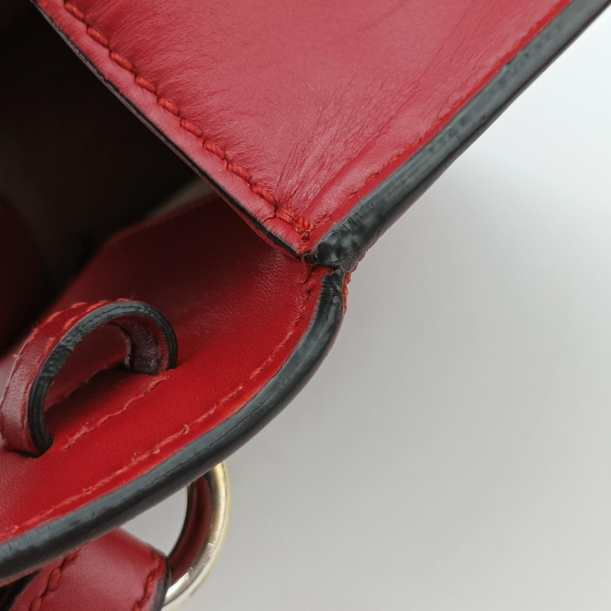 Pre-owned Gucci Sylvie Red Leather 470270 shoulderbag | stylenewstar