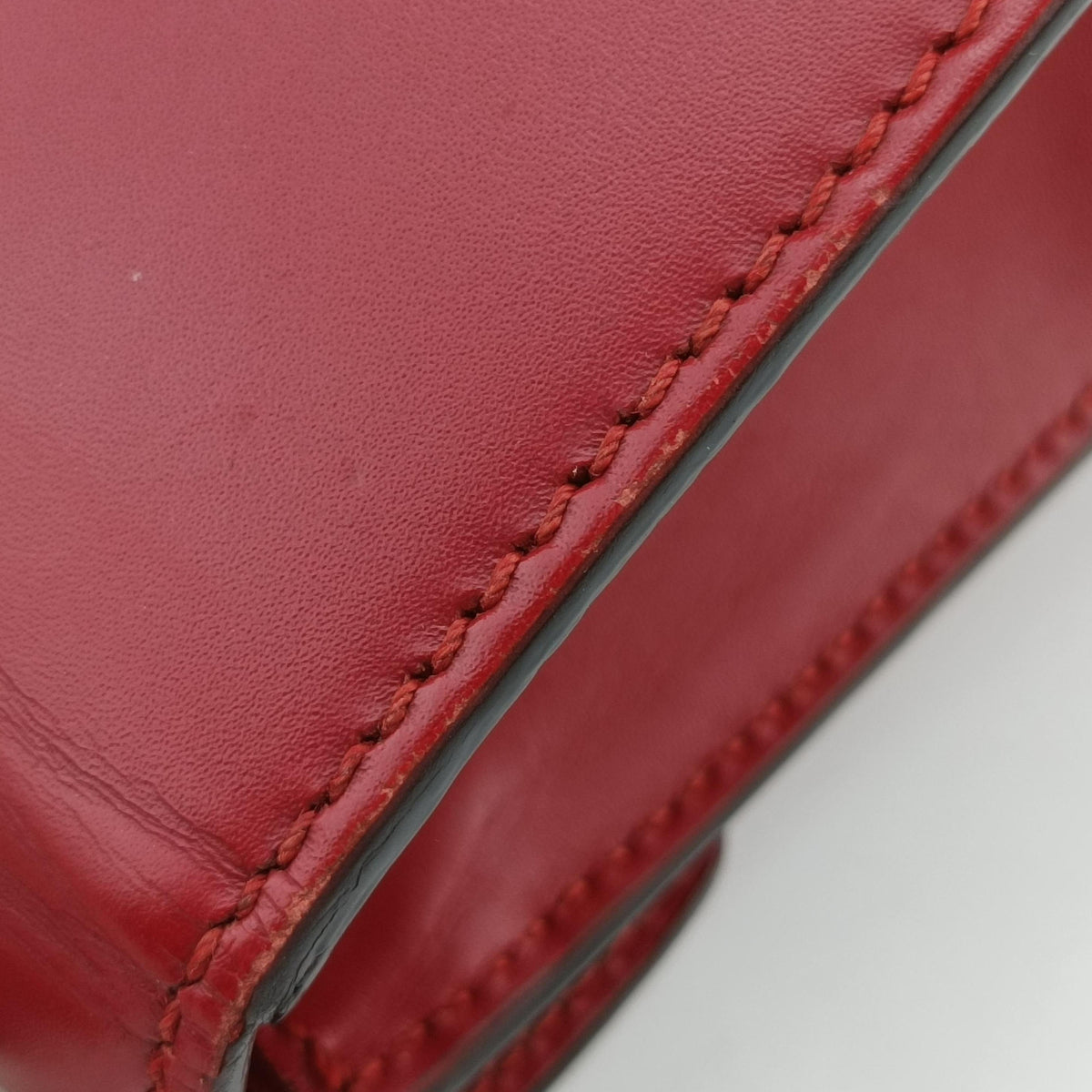 Pre-owned Gucci Sylvie Red Leather 470270 shoulderbag | stylenewstar