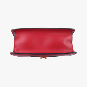 Pre-owned Gucci Sylvie Red Leather 470270 shoulderbag | stylenewstar