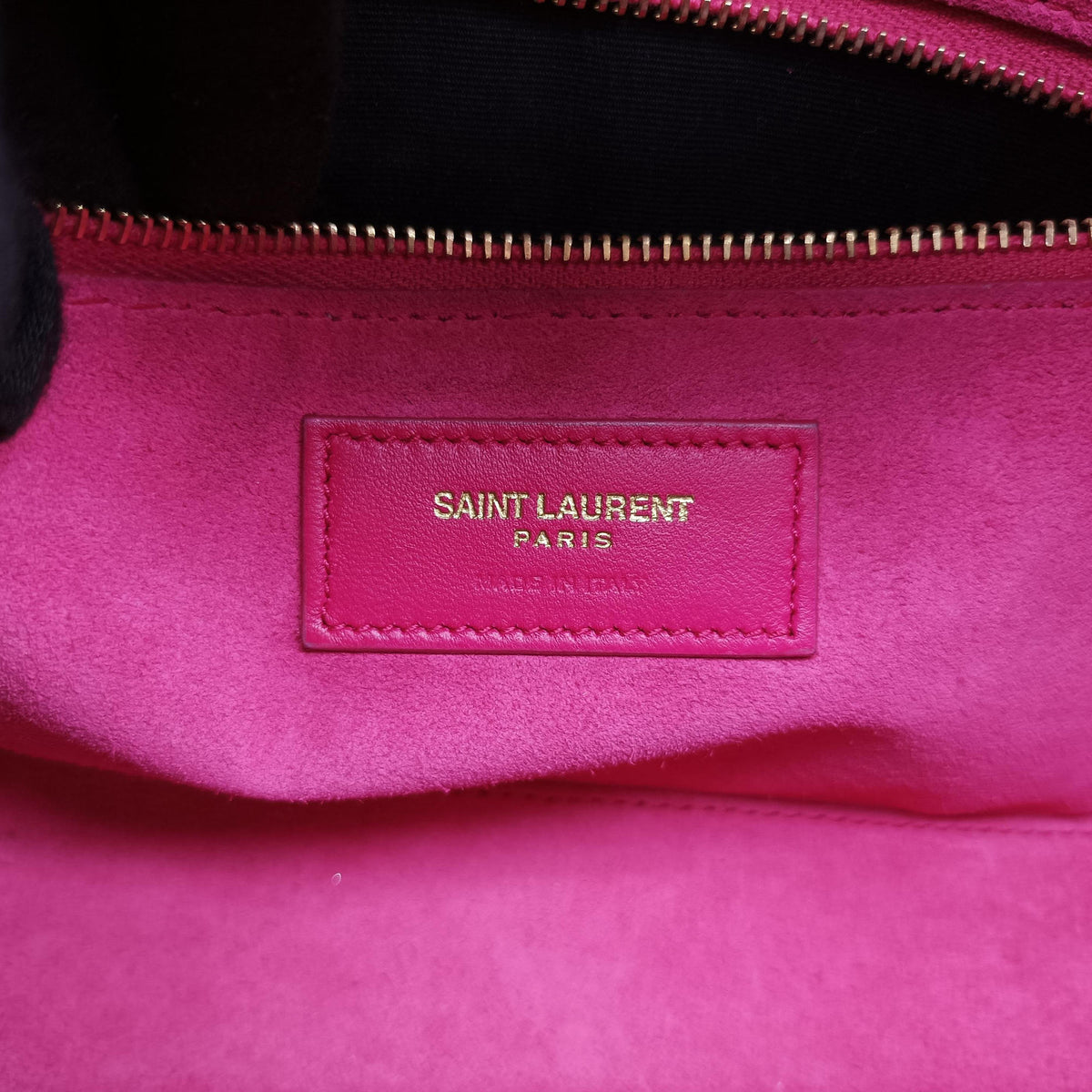 Pre-owned Yves Saint Laurent LE 5 a 7Mini Hobo Rose Leather 657223 handbag | stylenewstar