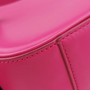 Pre-owned Yves Saint Laurent LE 5 a 7Mini Hobo Rose Leather 657223 handbag | stylenewstar