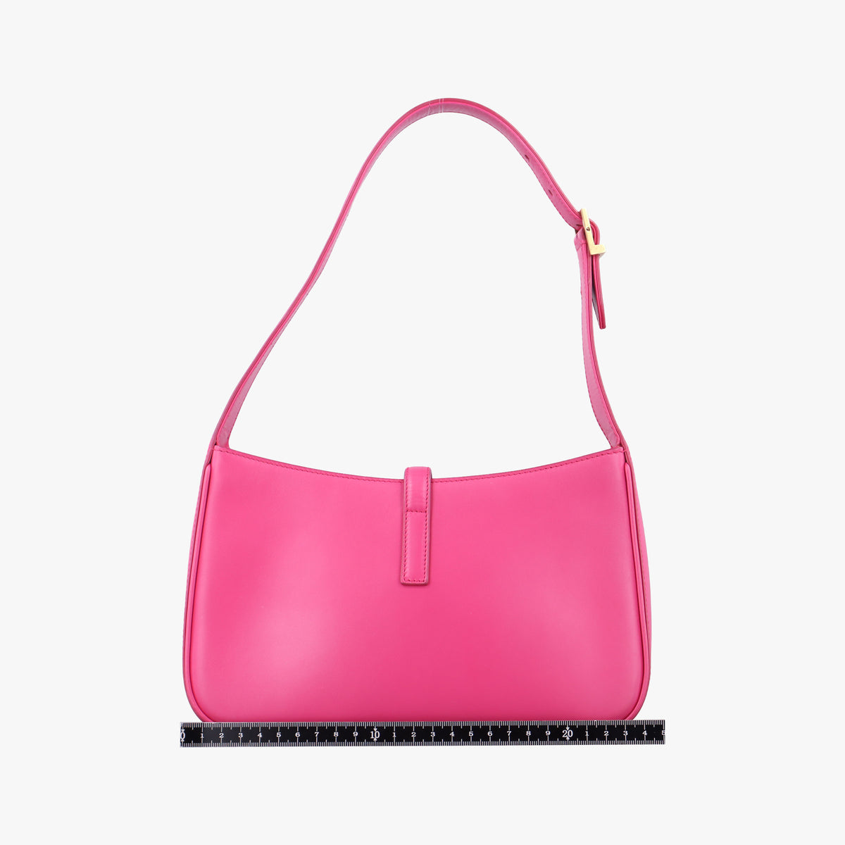 Pre-owned Yves Saint Laurent LE 5 a 7Mini Hobo Rose Leather 657223 handbag | stylenewstar