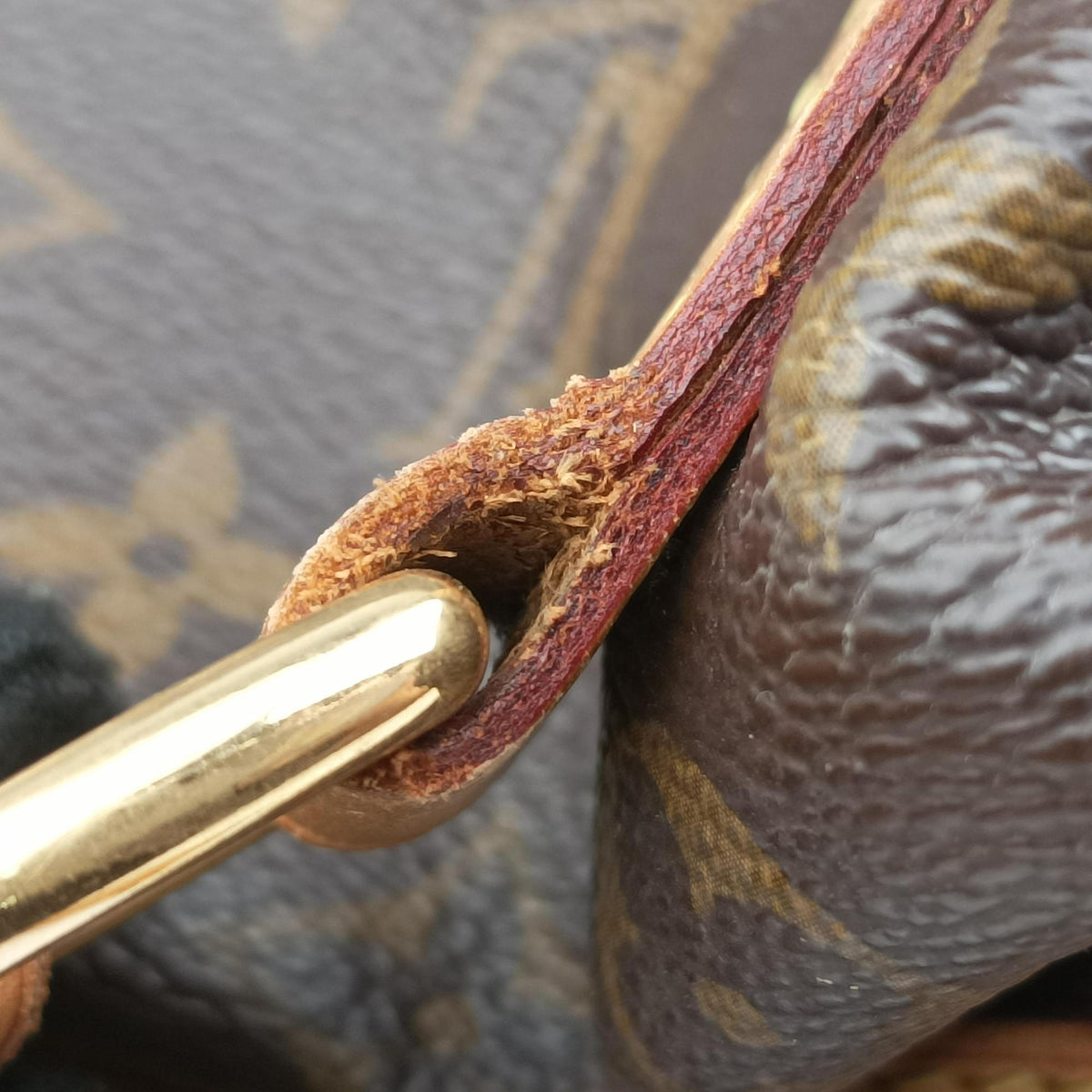 Pre-owned Louis Vuitton STRESA PM brown Monogram Canvas M51186 shoulderbag | stylenewstar