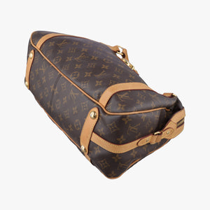 Pre-owned Louis Vuitton STRESA PM brown Monogram Canvas M51186 shoulderbag | stylenewstar