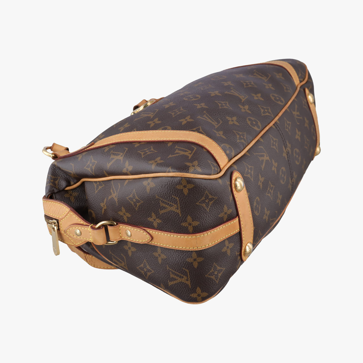Pre-owned Louis Vuitton STRESA PM brown Monogram Canvas M51186 shoulderbag | stylenewstar