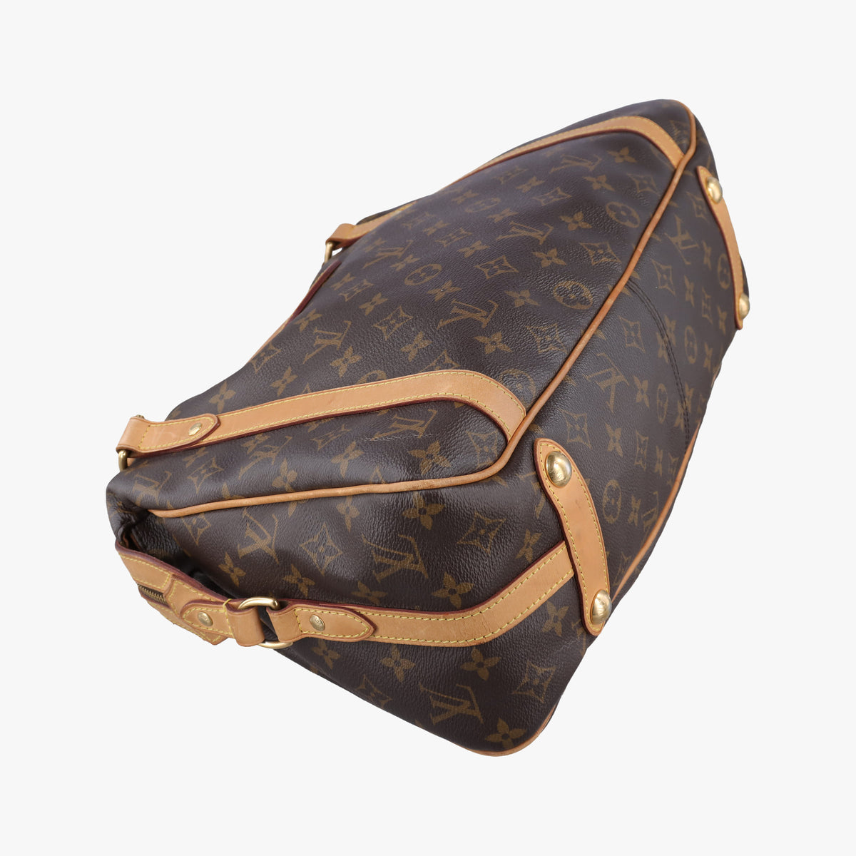 Pre-owned Louis Vuitton STRESA PM brown Monogram Canvas M51186 shoulderbag | stylenewstar