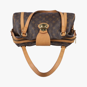 Pre-owned Louis Vuitton STRESA PM brown Monogram Canvas M51186 shoulderbag | stylenewstar