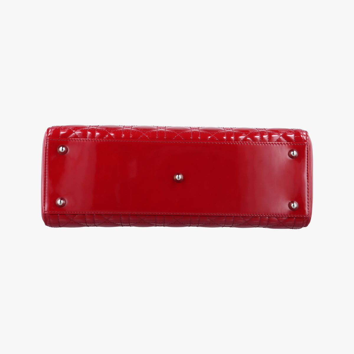 Secondhand Christian Dior Lady Dior Red Patent  handbag | stylenewstar