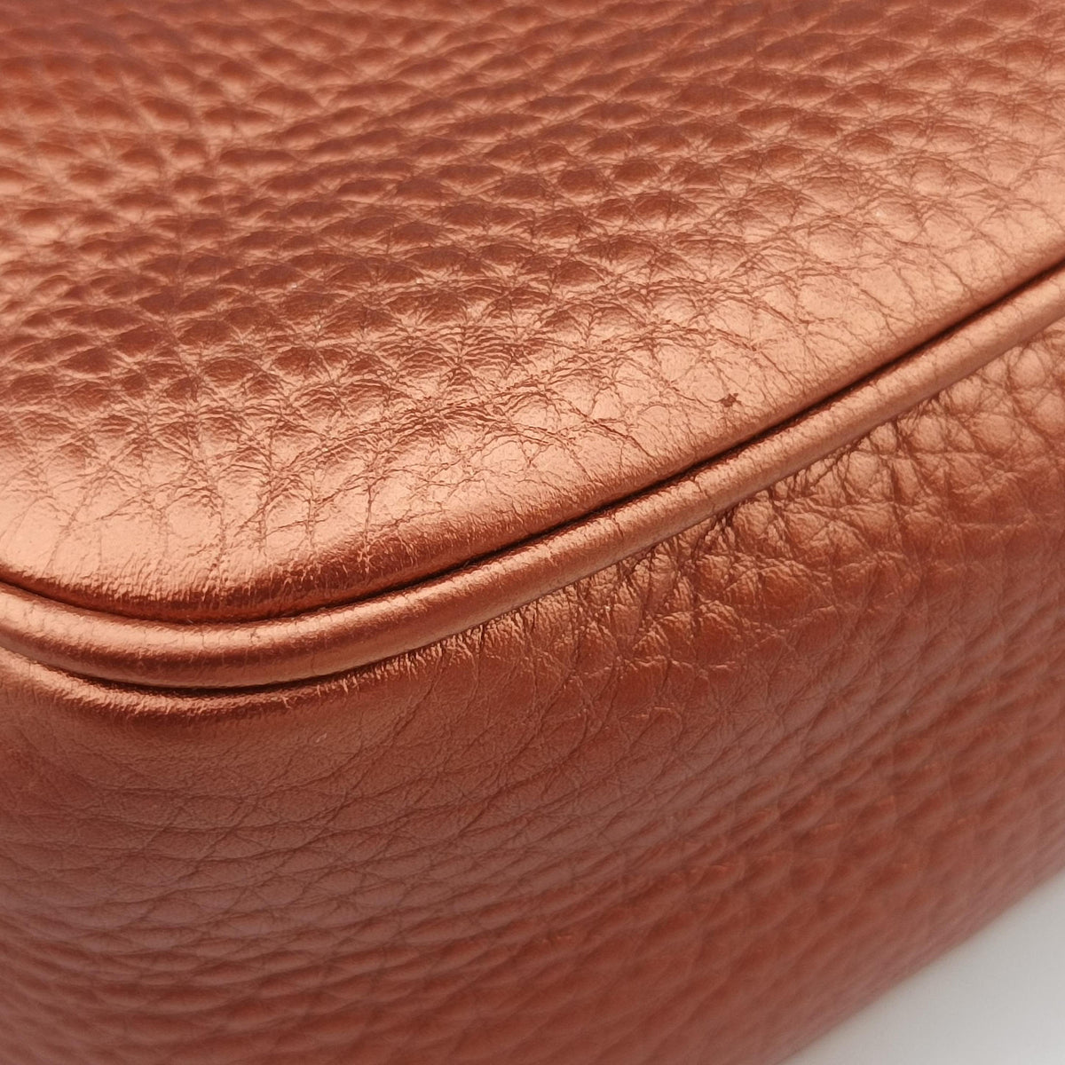 Pre-owned Gucci Soho Gold Brown leather 308364 shoulderbag | stylenewstar