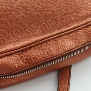 Pre-owned Gucci Soho Gold Brown leather 308364 shoulderbag | stylenewstar