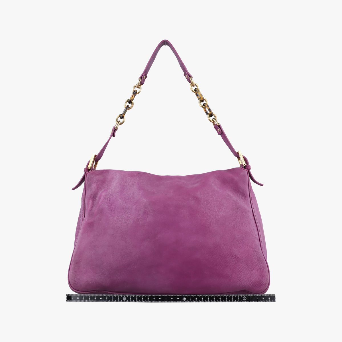 Vintage Fendi Big Mamma Forever Flap Purple Leather 8BR638 handbag | stylenewstar