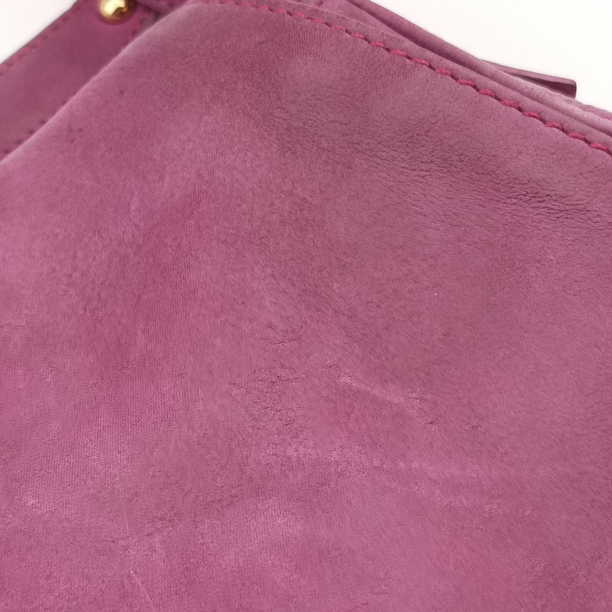 Vintage Fendi Big Mamma Forever Flap Purple Leather 8BR638 handbag | stylenewstar
