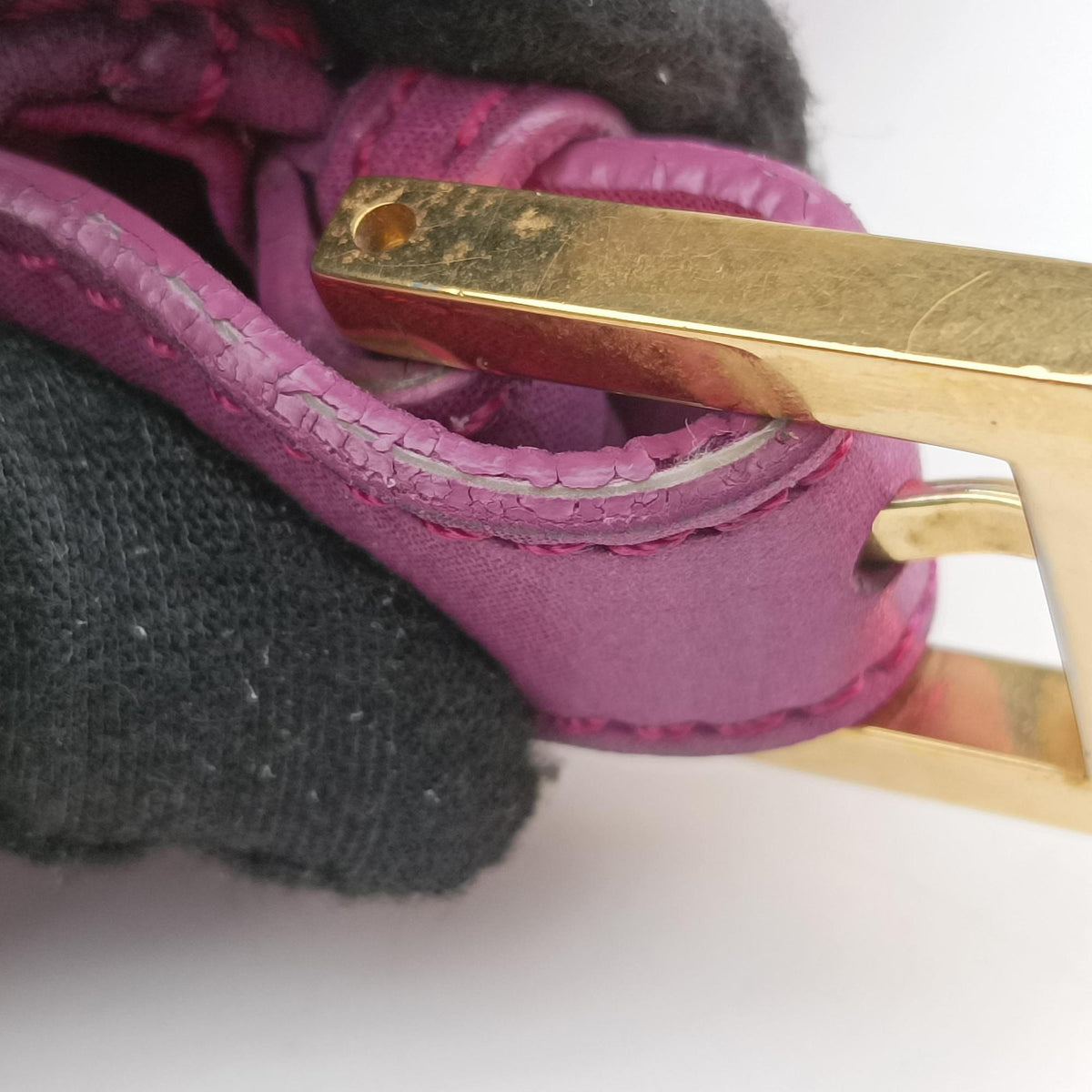 Vintage Fendi Big Mamma Forever Flap Purple Leather 8BR638 handbag | stylenewstar