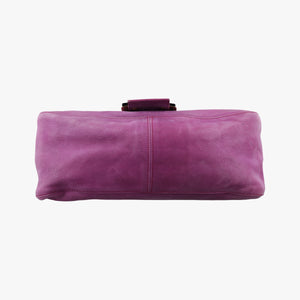 Vintage Fendi Big Mamma Forever Flap Purple Leather 8BR638 handbag | stylenewstar