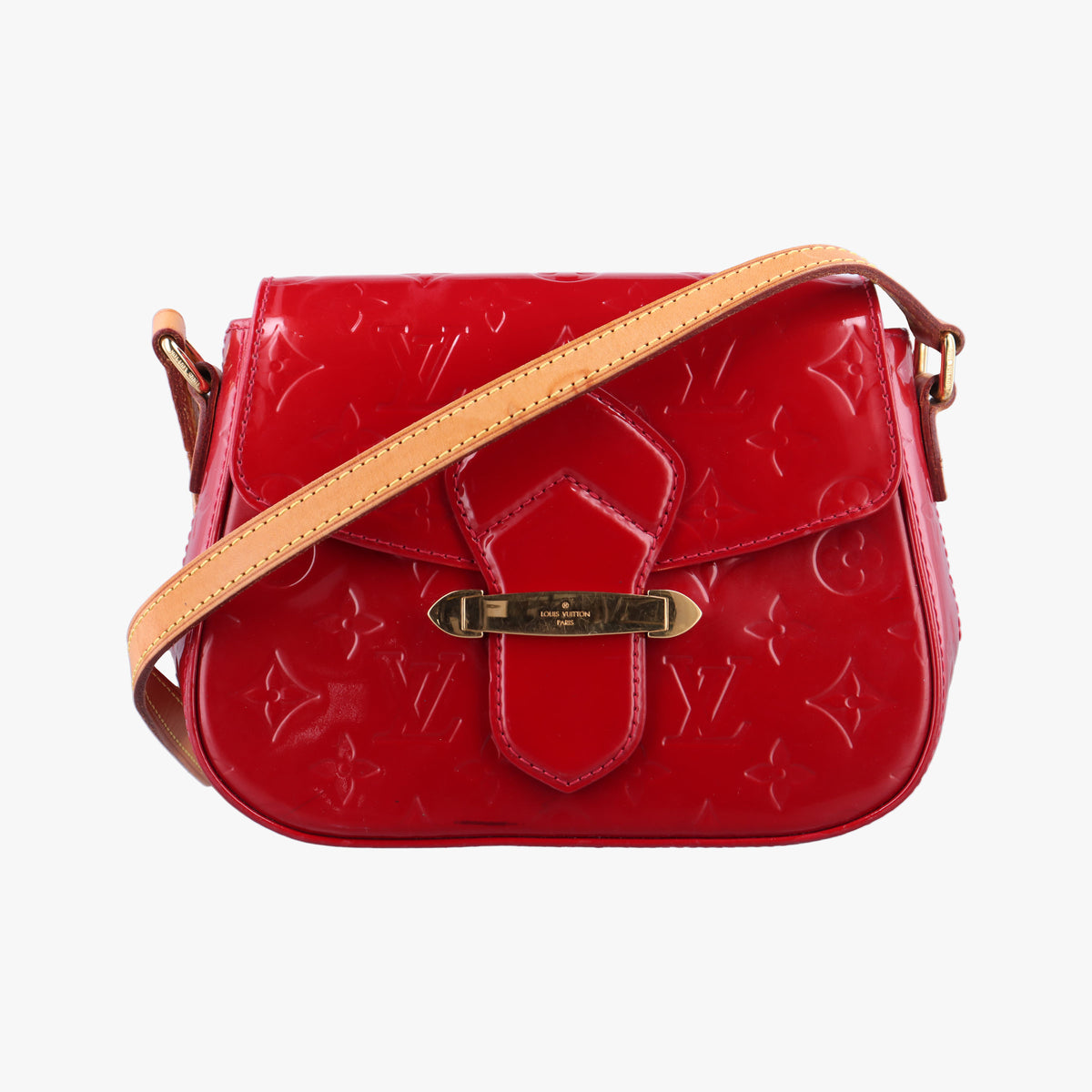 Pre-owned Louis Vuitton Bellflower PM Pomme d'Amour Vernis M91728 shoulderbag | stylenewstar