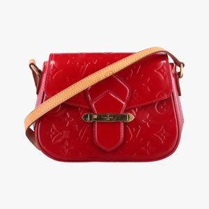 Pre-owned Louis Vuitton Bellflower PM Pomme d'Amour Vernis M91728 shoulderbag | stylenewstar