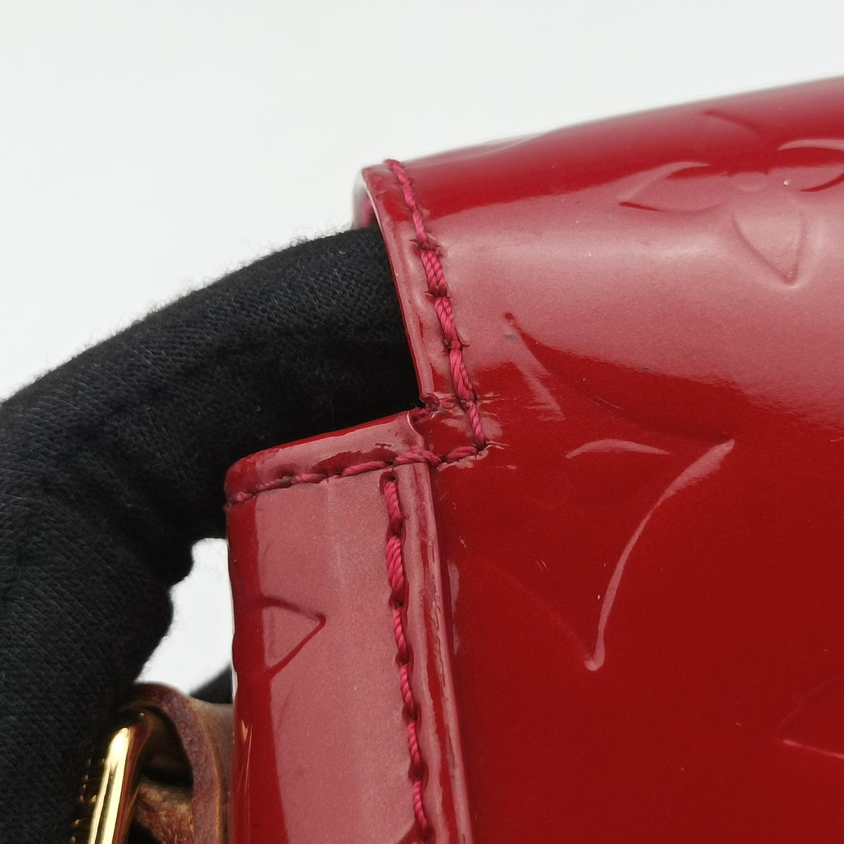 Pre-owned Louis Vuitton Bellflower PM Pomme d'Amour Vernis M91728 shoulderbag | stylenewstar