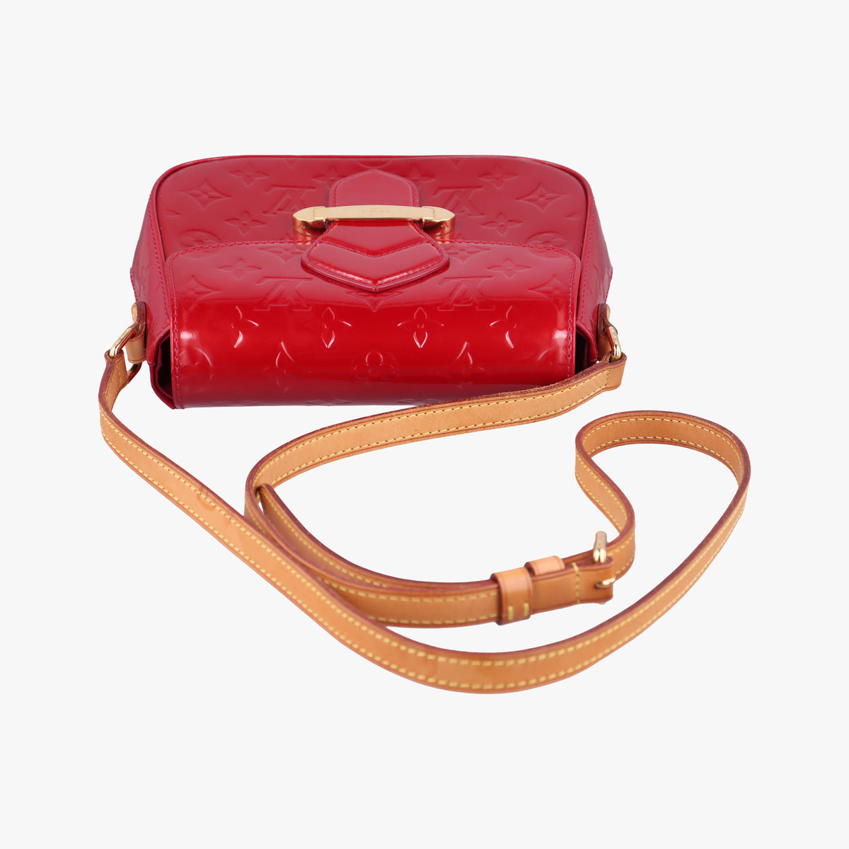 Pre-owned Louis Vuitton Bellflower PM Pomme d'Amour Vernis M91728 shoulderbag | stylenewstar