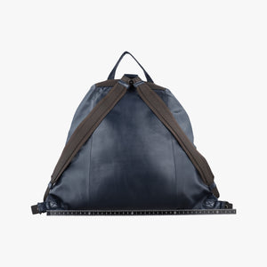 Pre-owned Bottega Veneta Intrecciato Navy Lambskin  backpack/rucksack | stylenewstar