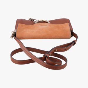 Pre-owned Chloe FAYE Brown Suede × leather  shoulderbag | stylenewstar