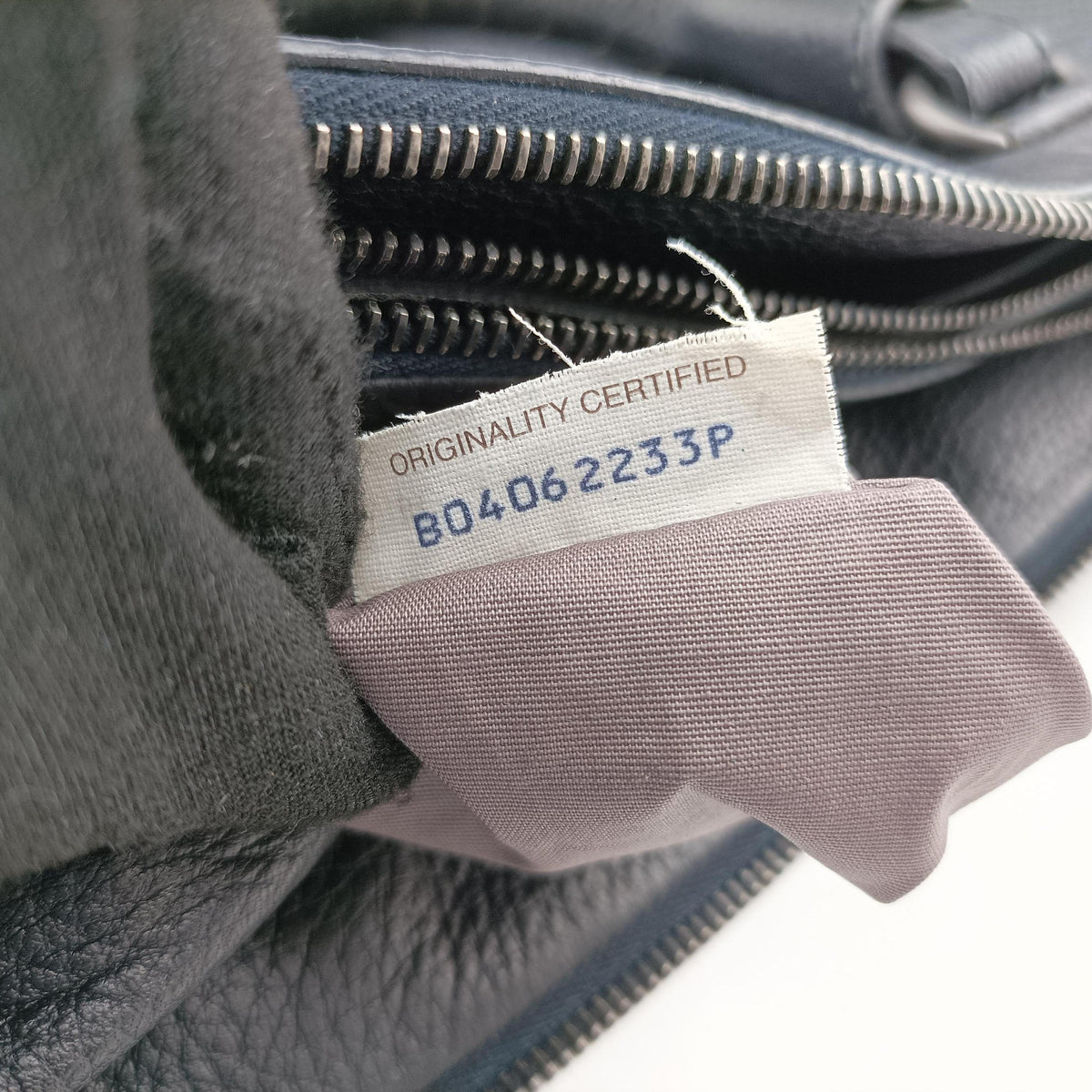 Pre-owned Bottega Veneta Intrecciato Navy lambskin  handbag | stylenewstar