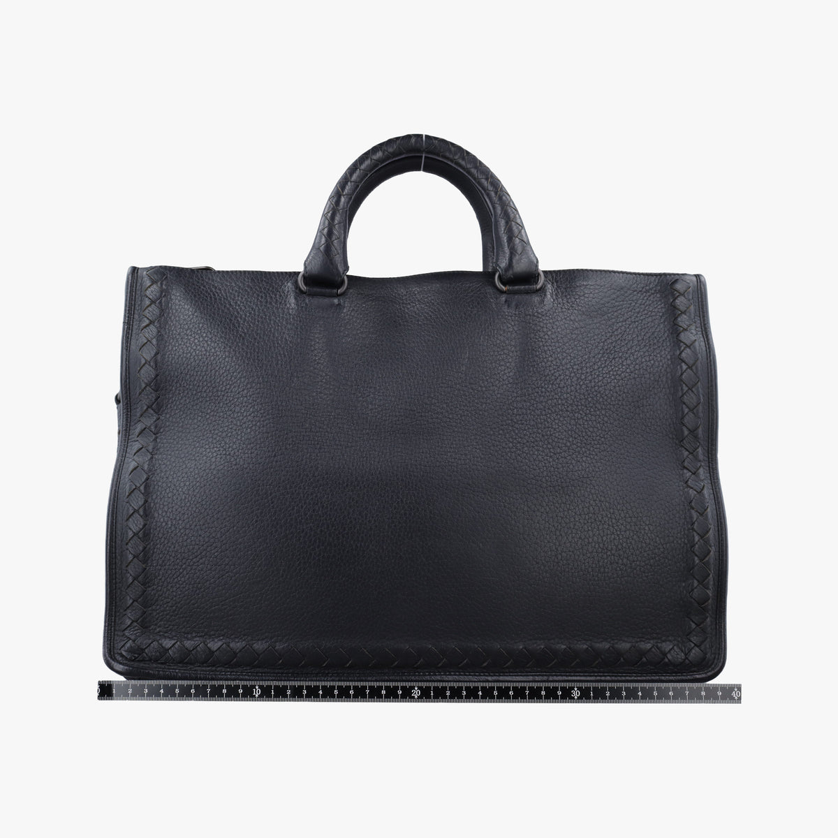 Pre-owned Bottega Veneta Intrecciato Navy lambskin  handbag | stylenewstar