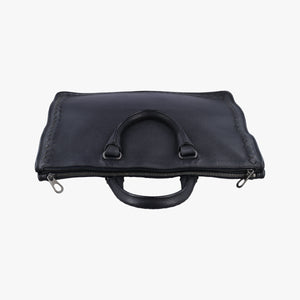 Pre-owned Bottega Veneta Intrecciato Navy lambskin  handbag | stylenewstar
