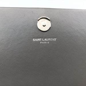 Vintage Yves Saint Laurent KATE Grey Leather 452159 shoulderbag | stylenewstar