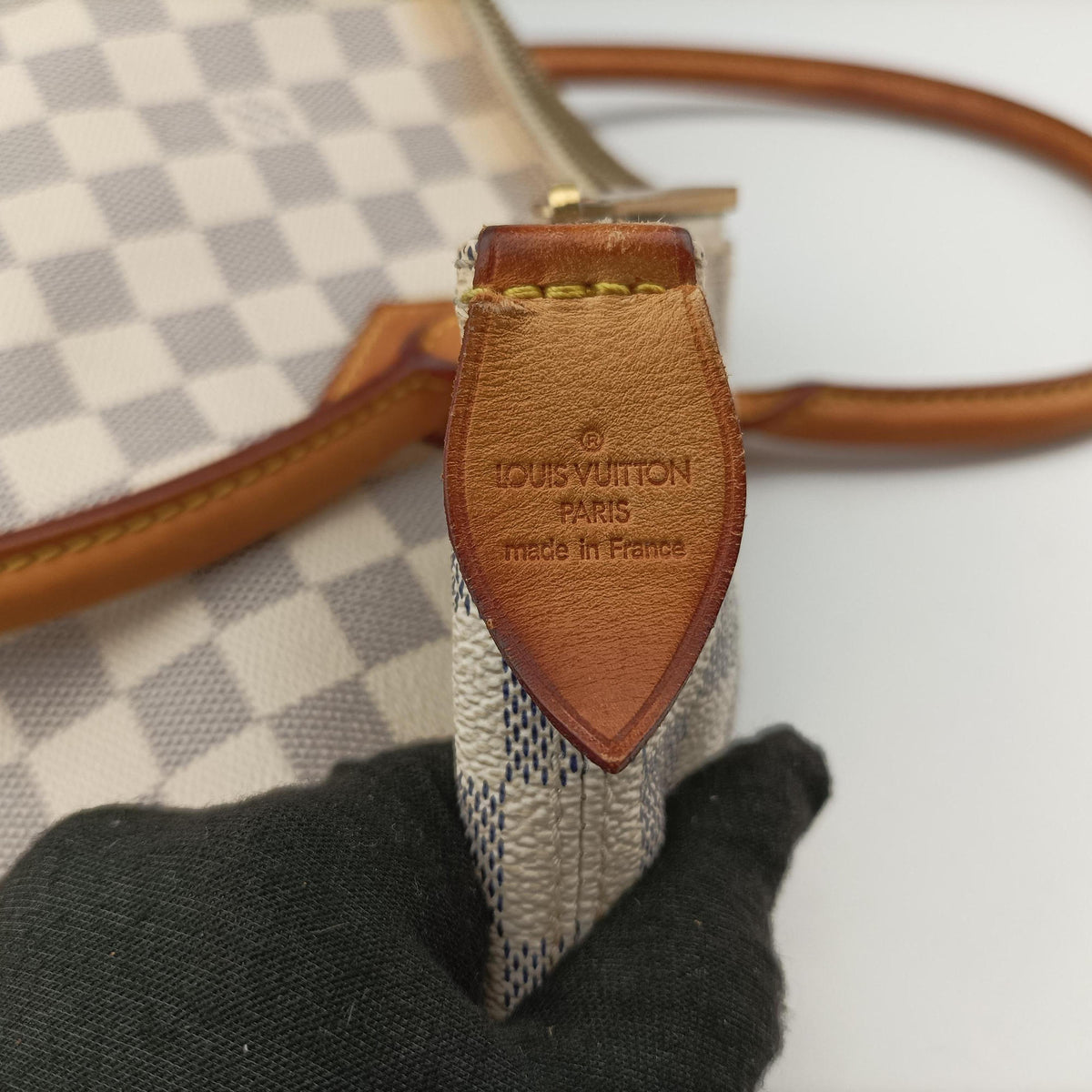 Secondhand Louis Vuitton SALEYA MM AZUR Damier Canvas N51185 shoulderbag | stylenewstar