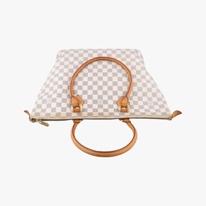 Secondhand Louis Vuitton SALEYA MM AZUR Damier Canvas N51185 shoulderbag | stylenewstar
