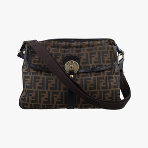 Vintage Fendi Zucca Brown canvas 8BT142 shoulderbag | stylenewstar