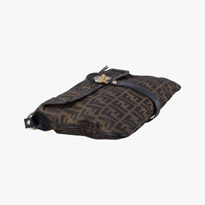 Vintage Fendi Zucca Brown canvas 8BT142 shoulderbag | stylenewstar